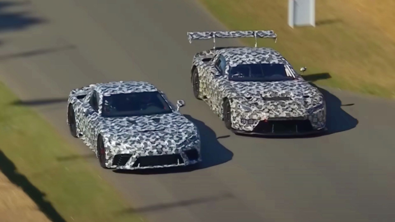 Watch Toyota’s V8-Powered LFA Successor Storm Up Goodwood