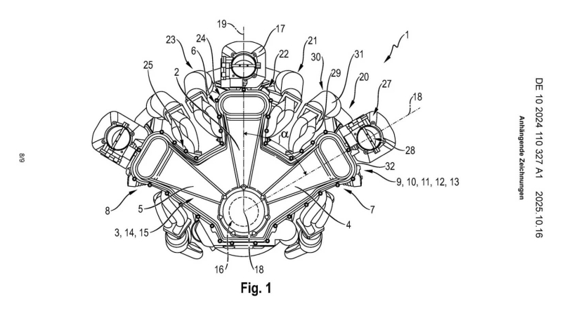 Патент Porsche подтверждает: новый W12 находится в разработке и может перевернуть мир суперкаров 4 Патент Porsche показывает, что Новый Двигатель W12 Находится В Разработке